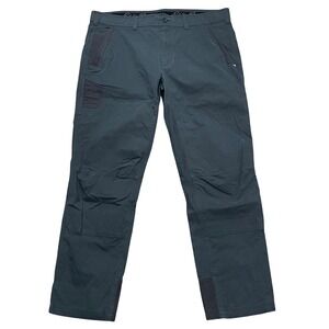 Eddie Bauer Guide Pro Pants Men's 38x32 Blue Gray Hiking Travel Outdoor Workwear